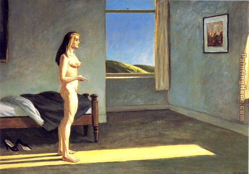A Woman in the Sun painting - Edward Hopper A Woman in the Sun art painting